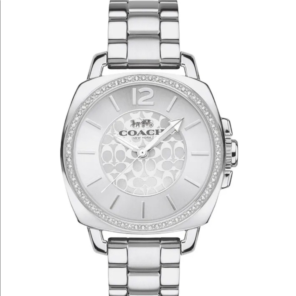 New Coach Boyfriend Women's 34mm Stainless Steel Watch 14503140.